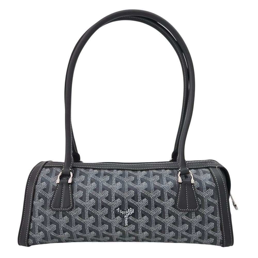 Goyard Goyardine Gray Bonbonniere Bag